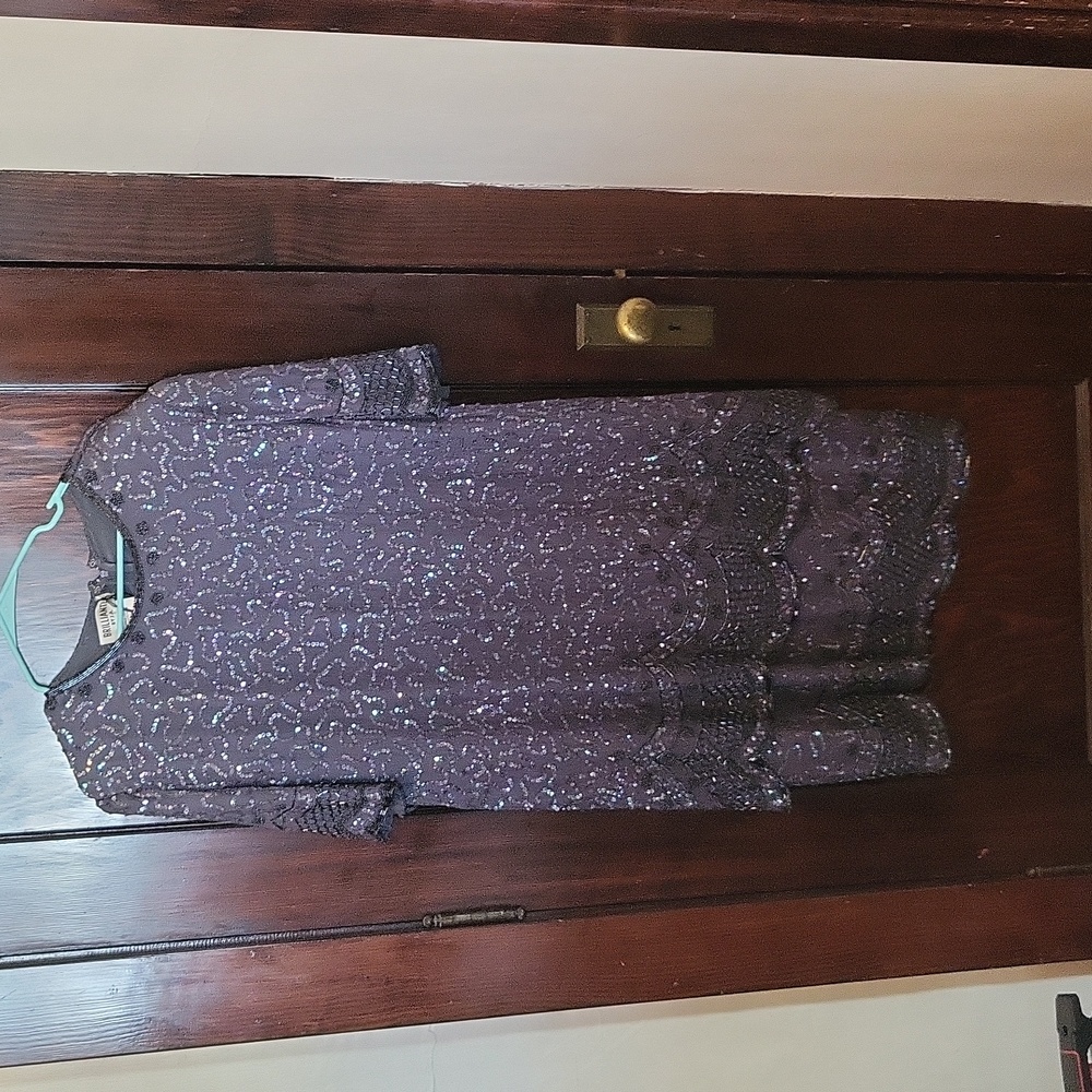Vintage silk beaded dress